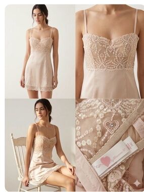 Mon ❤️ by Vannina V. for Victoria’s Secret Silk Slip 34C silk luxury